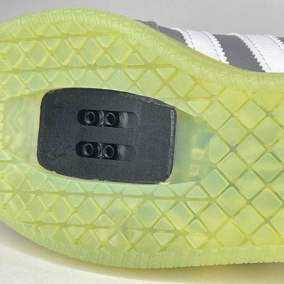Adidas Mens VeloSamba Vegan Gray Pulse Lime Cycling Shoes Size 12 GY5531 main image 4
